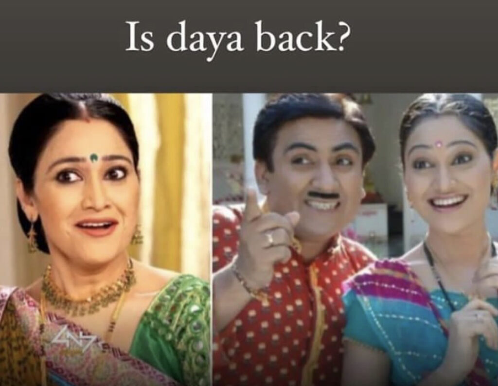 Disha vakani will back in show?
